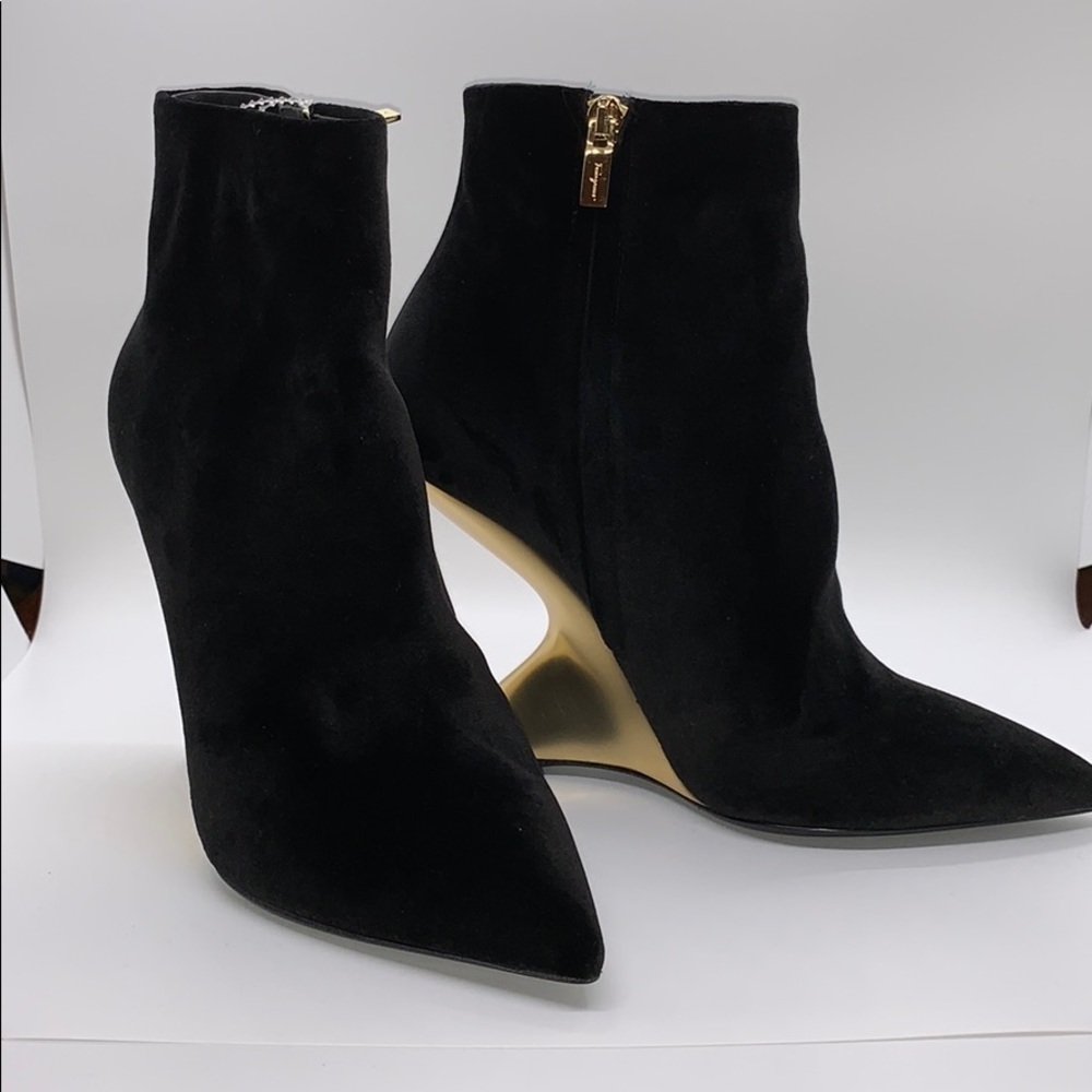 New Salvatore Ferragamo Bolgheri ankle boots sz-8C - Picture 3 of 7